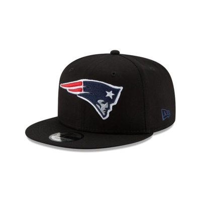 Black New England Patriots Hat - New Era NFL 9FIFTY Snapback Caps USA2519073